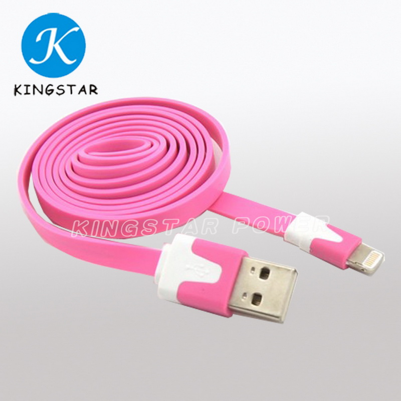 Colorful Noodle USB Sync and Charge Cable for iPhone5
